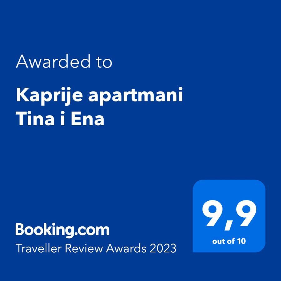 Kaprije Apartmani Tina I Ena 外观 照片
